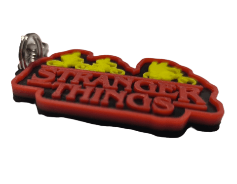 Брелок Stranger Things Дуже дивні справи Logo Keychain ABS пластик 4 см. -   -  