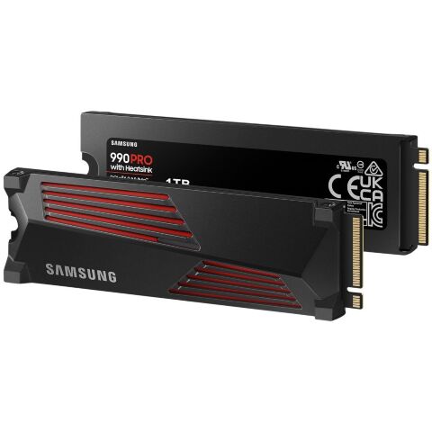 Накопитель SSD M.2 2280 1TB 990 PRO with Heatsink Samsung (MZ-V9P1T0CW) - Внутренние SSD  - Внутренние SSD 