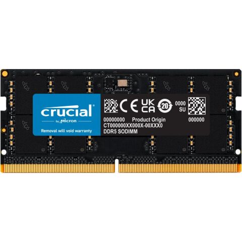 Модуль памяти для ноутбука SoDIMM DDR5 8GB 5600 MHz Micron (CT8G56C46S5) - Модули памяти к ноутбукам  - Модули памяти к ноутбукам 