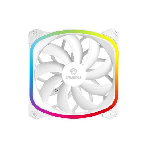 Кулер для корпуса Enermax SquA RGB White (UCSQARGB12P-W-SG) - Вентиляторы к корпусам - Вентиляторы к корпусам