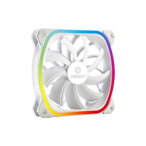 Кулер для корпуса Enermax SquA RGB White (UCSQARGB12P-W-SG) - Вентиляторы к корпусам - Вентиляторы к корпусам