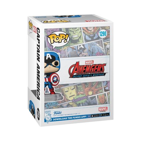 Фігурка Funko Marvel: The Avengers Heroes Captain America Фанко Капітан Америка (Amazon Exclusive) 1290 -   -  