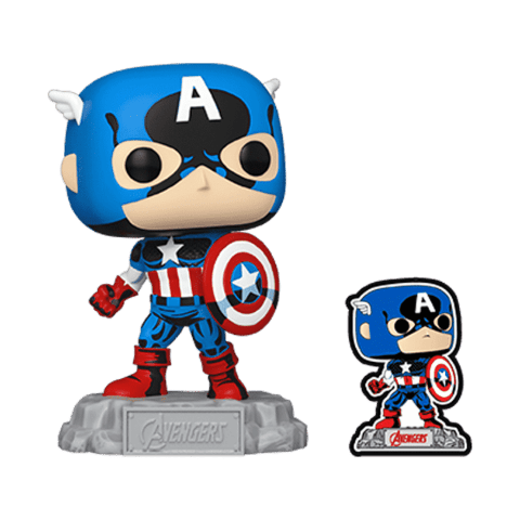 Фігурка Funko Marvel: The Avengers Heroes Captain America Фанко Капітан Америка (Amazon Exclusive) 1290 -   -  