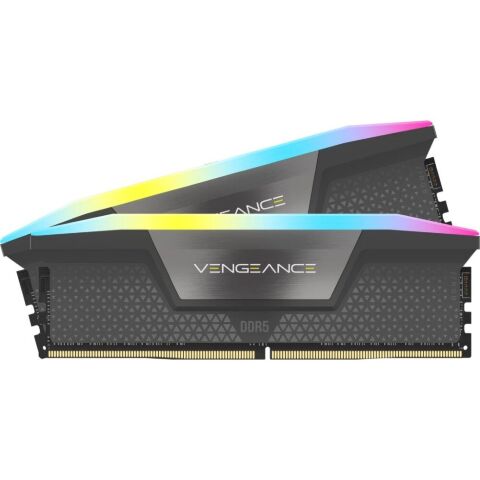Модуль памяти для компьютера DDR5 96GB (2x48GB) 6000 MHz Vengeance RGB Grey Corsair (CMH96GX5M2E6000Z36) - Нулевой остаток (Feed) - Нулевой остаток (Feed)