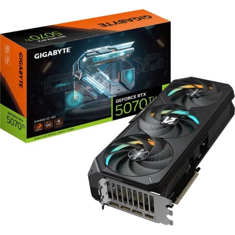 Видеокарта GIGABYTE GeForce RTX5070 Ti 16GB GAMING OC (GV-N507TGAMING OC-16GD) - Нулевой остаток (Feed) - Нулевой остаток (Feed)