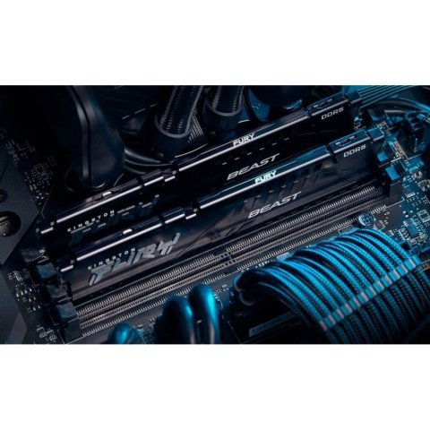 Модуль памяти для компьютера DDR5 64GB (2x32GB) 6000 MHz Beast EXPO Black Kingston Fury (ex.HyperX) (KF560C36BBE2K2-64) - Нулевой остаток (Feed) - Нулевой остаток (Feed)