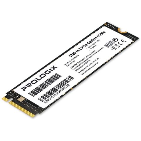 Накопитель SSD M.2 2280 256GB Prologix (PRO256GS380) - Внутренние SSD  - Внутренние SSD 