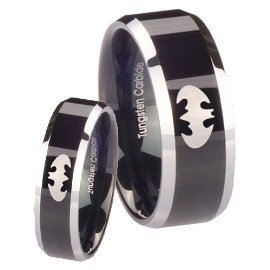 Кільце Batman Logo Metal 10 мм №3 - -