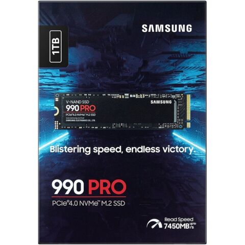 Накопитель SSD M.2 2280 1TB 990 PRO Samsung (MZ-V9P1T0BW) - Нулевой остаток (Feed) - Нулевой остаток (Feed)