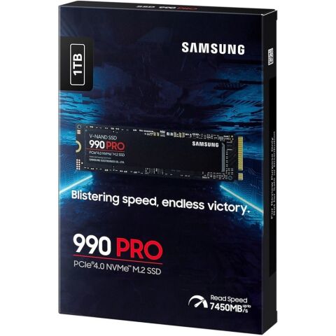Накопитель SSD M.2 2280 1TB 990 PRO Samsung (MZ-V9P1T0BW) - Нулевой остаток (Feed) - Нулевой остаток (Feed)