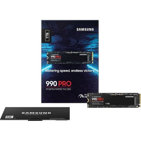 Накопитель SSD M.2 2280 1TB 990 PRO Samsung (MZ-V9P1T0BW) - Нулевой остаток (Feed) - Нулевой остаток (Feed)