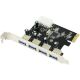 Контроллер Dynamode USB 3.0 4 ports to PCI-E (USB3.0-4-PCIE) - Нулевой остаток (Feed)  - Нулевой остаток (Feed) 