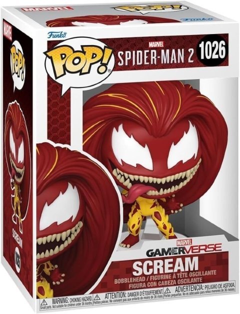 Фігурка Funko Marvel: Spider-Man Scream фанко Людина-павук Крик 1026 - -