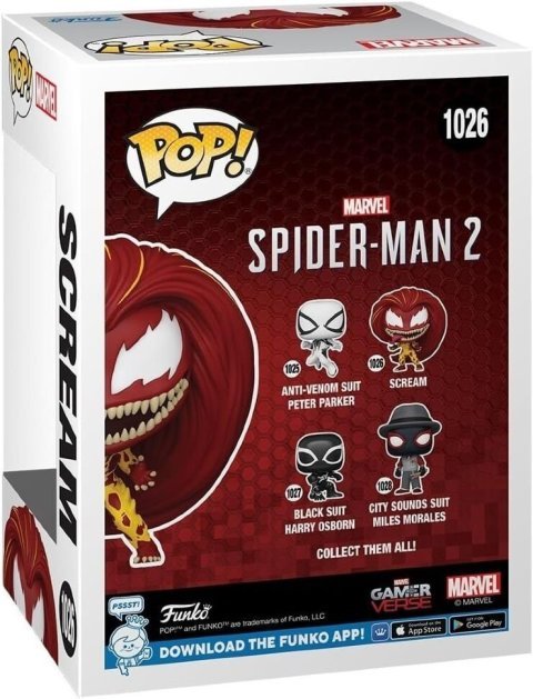 Фігурка Funko Marvel: Spider-Man Scream фанко Людина-павук Крик 1026 - -