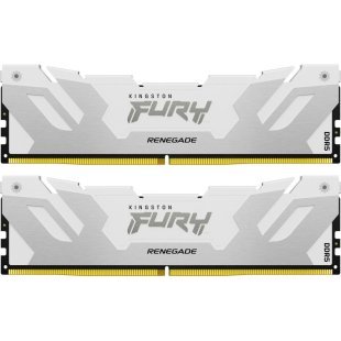 Модуль памяти для компьютера DDR5 64GB (2x32GB) 6400 MHz Renegade White XMP Kingston Fury (ex.HyperX) (KF564C32RWK2-64)