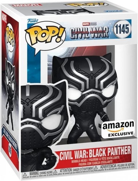 Фігурка Funko Marvel Civil War Black Panther Фанко Чорна пантера Amazon Exclusive 1145 - -