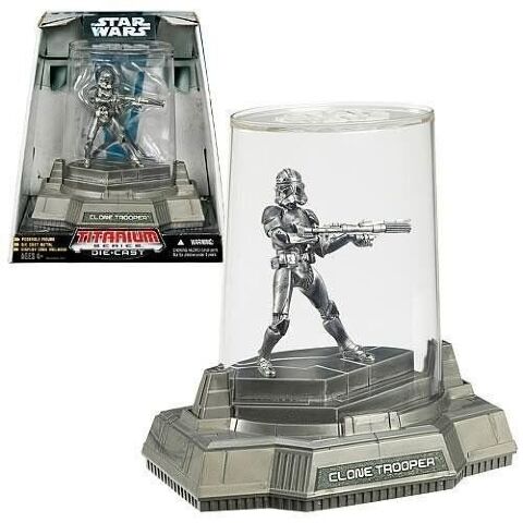 Фігурка Star Wars - TITANIUM DIECAST - CLONE TROOPER - -