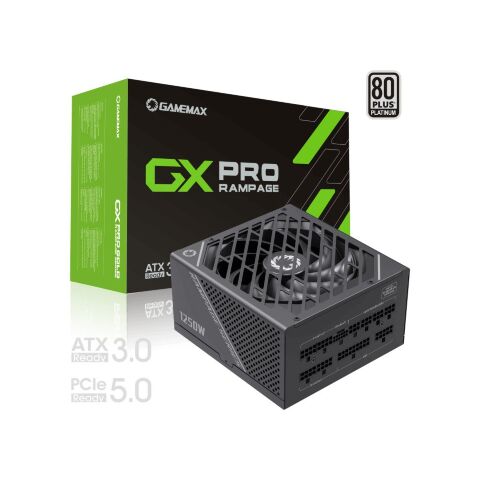 Блок питания Gamemax 1250W (GX-1250 PRO BK (ATX3.0 PCIe5.0) - Нулевой остаток (Feed) - Нулевой остаток (Feed)