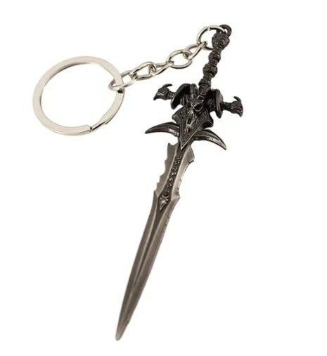 Брелок World of Warcraft Lich King  Metal Weapon Frostmourne фростморн 9 см. -   -  
