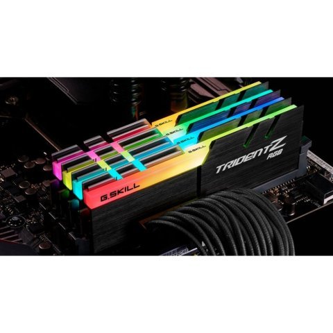 Модуль памяти для компьютера DDR4 128GB (4x32GB) 3600 MHz Trident Z RGB G.Skill (F4-3600C18Q-128GTZR) - Нулевой остаток (Feed) - Нулевой остаток (Feed)
