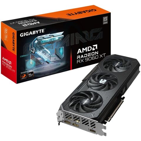 Видеокарта GIGABYTE Radeon RX 9060 XT 16Gb GAMING (GV-R9060XTGAMING-16GD) - Нулевой остаток (Feed) - Нулевой остаток (Feed)