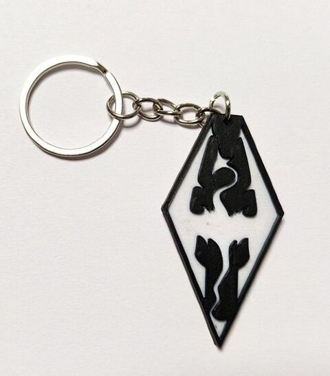 Брелок Skyrim Keychain Скайрім ABS пластик 5 см. - -