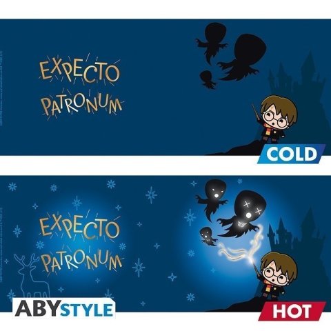 Чашка хамелеон Harry Potter Expecto Patronum King size Гарри Поттер Экспекто Патронум Кружка 460 мл - -