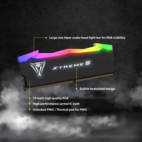 Модуль памяти для компьютера DDR5 32GB (2x16GB) 6400 MHz Viper Xtreme 5 Patriot (PVX532G64C32K) - Модули памяти для компьютера  - Модули памяти для компьютера 