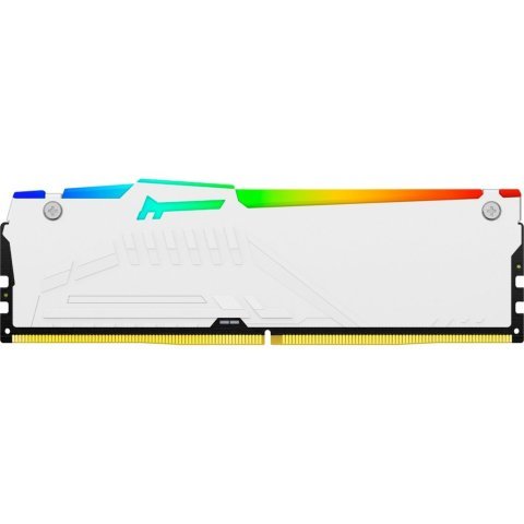 Модуль памяти для компьютера DDR5 16GB 6000 MHz Beast White RGB Kingston Fury (ex.HyperX) (KF560C30BWEA-16) - Нулевой остаток (Feed) - Нулевой остаток (Feed)