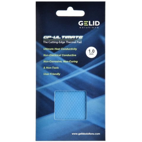 Термопрокладка Gelid Solutions GP-Ultimate 90x50x1.0 mm (TP-GP04-B) - Нулевой остаток (Feed) - Нулевой остаток (Feed)