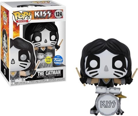 Фигурка Funko KISS The Catman Фанко Кисс Человек-кот Glow in The Dark (Exclusive) 124 - -