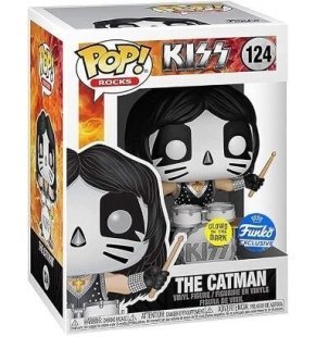 Фигурка Funko KISS The Catman Фанко Кисс Человек-кот Glow in The Dark (Exclusive) 124