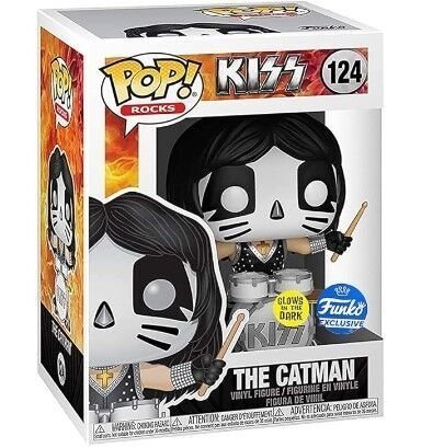 Фигурка Funko KISS The Catman Фанко Кисс Человек-кот Glow in The Dark (Exclusive) 124 - -