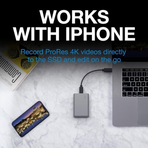 Накопитель SSD USB Type-C 1TB Mobile Secure LaCie (STKH1000800) - Нулевой остаток (Feed) - Нулевой остаток (Feed)