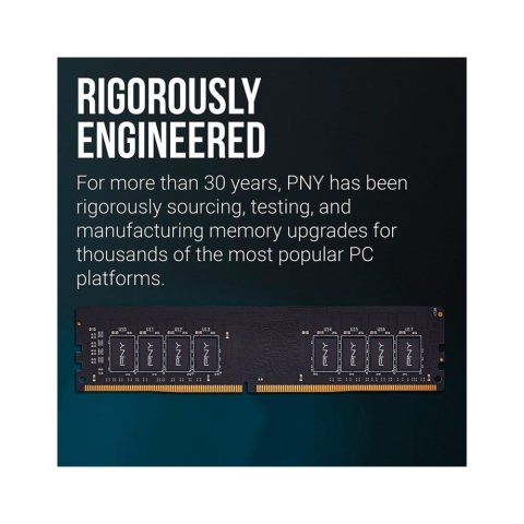 Модуль памяти для компьютера DDR4 16GB 3200 MHz PNY (MD16GSD43200-SI) - Нулевой остаток (Feed) - Нулевой остаток (Feed)