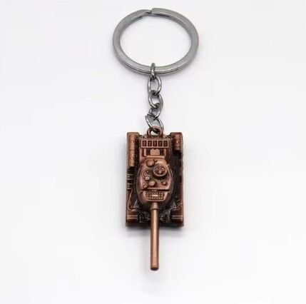 Брелок World of Tanks танк (колір: мідь) башта обертається - -