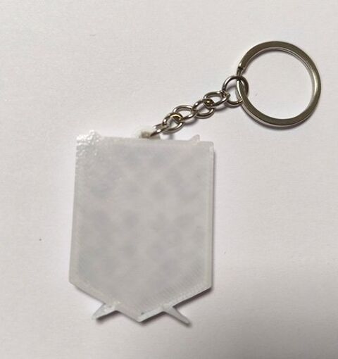 Брелок емблема Розвідкорпус Атака Титанів Attack on Titan Keychain ABS пластик 5 см. - -