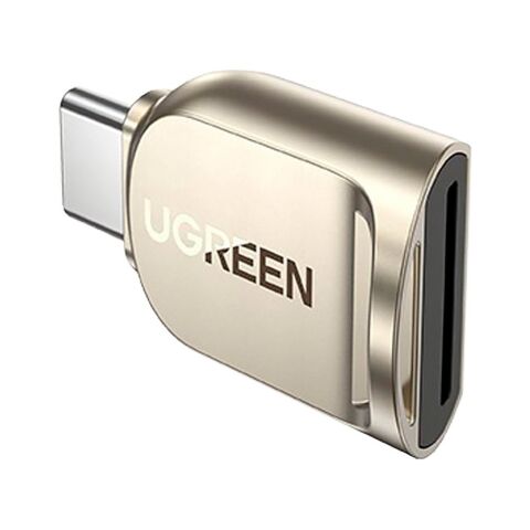 Считыватель флеш-карт UGREEN USB-C to TF 3.0 CM331 Light Golden (80124) - Кардридеры - Кардридеры