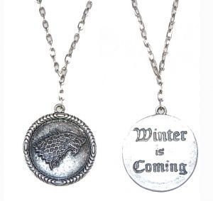 Медальйон Game of Thrones Stark Wolf (Winter is Coming) - -