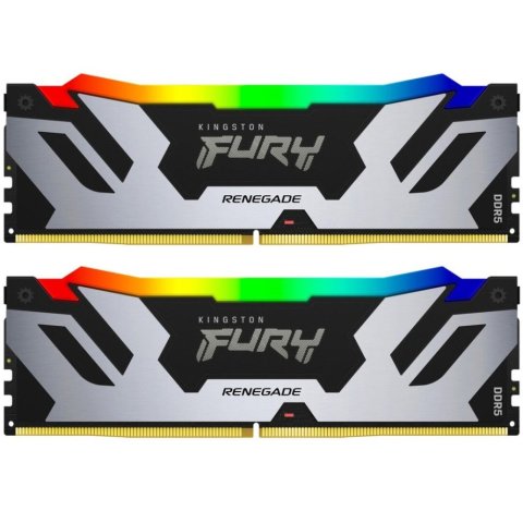 Модуль памяти для компьютера DDR5 96GB (2x48GB) 6000 MHz Renegade RGB XMP Kingston Fury (ex.HyperX) (KF560C32RSAK2-96) - Нулевой остаток (Feed) - Нулевой остаток (Feed)