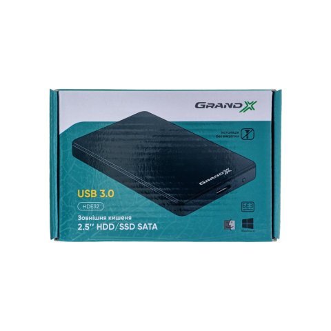 Карман внешний Grand-X HDE32 - Аксессуары к HDD  - Аксессуары к HDD 