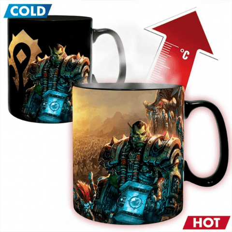 Чашка хамелеон Abystyle Blizzard World Of Warcraft Azeroth Mug Варкрафт кружка 460 мл (меняет цвет) - -