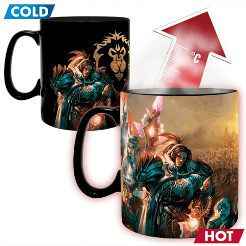 Чашка хамелеон Abystyle Blizzard World Of Warcraft Azeroth Mug Варкрафт кружка 460 мл (меняет цвет) - -