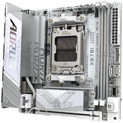 Материнская плата GIGABYTE X870I AORUS PRO ICE - Нулевой остаток (Feed)  - Нулевой остаток (Feed) 