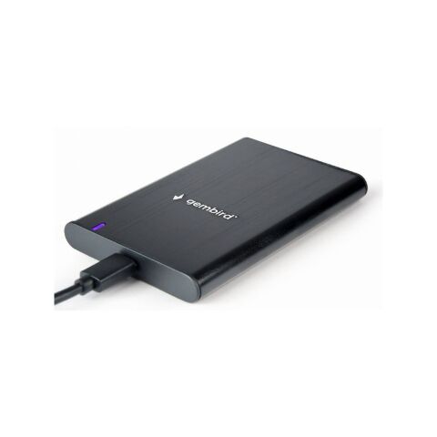 Карман внешний Gembird 2.5" USB3.1 alum black (EE2-U3S-6) - Нулевой остаток (Feed) - Нулевой остаток (Feed)