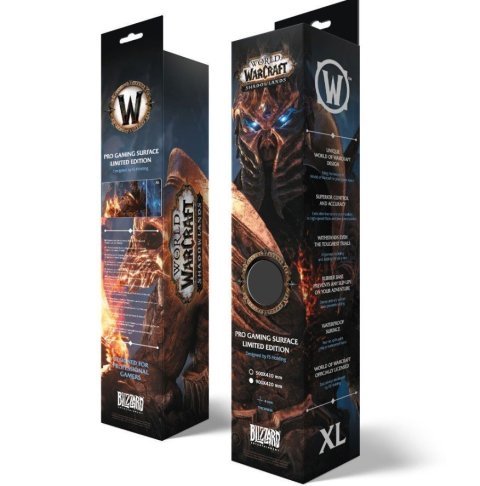 Коврик игровая поверхность Blizzard World Of Warcraft Lich King Arthas Bolvar король Лич XL (90*42 cm) - -