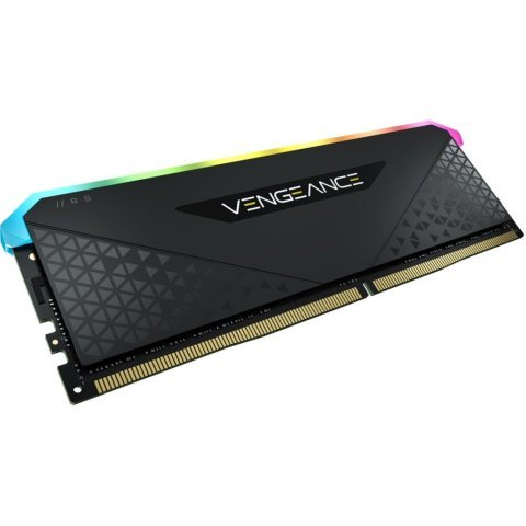 Модуль памяти для компьютера DDR4 16GB 3600 MHz Vengeance RGB RS Black Corsair (CMG16GX4M1D3600C18) - Нулевой остаток (Feed) - Нулевой остаток (Feed)