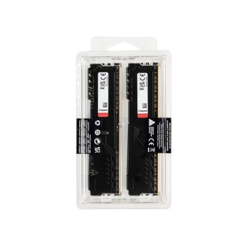 Модуль памяти для компьютера DDR4 32GB (2x16GB) 3200 MHz Fury Beast Black Kingston Fury (ex.HyperX) (KF432C16BBK2/32) - Нулевой остаток (Feed)  - Нулевой остаток (Feed) 