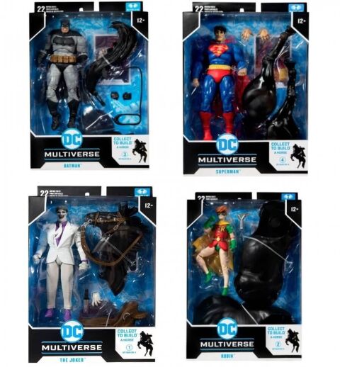 Набор 4 Фигурок McFarlane DC Multiverse The Dark Knight Returns Batman (Build-A Horse) Бэтмен - -