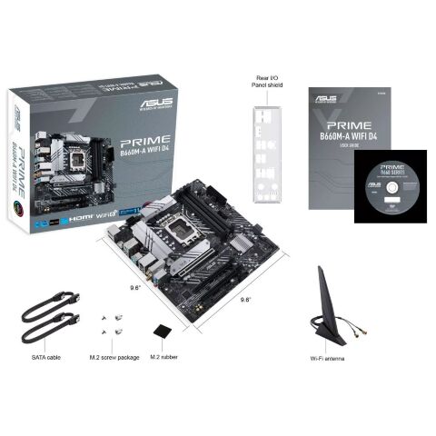 Материнская плата ASUS PRIME B660M-A WIFI D4 - Нулевой остаток (Feed) - Нулевой остаток (Feed)